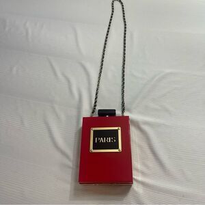 Candy Apple Red Paris Shoulder Bag Purse Handbag